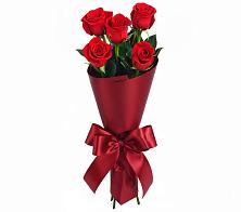 Букет 5 Красных роз Эдлесс Лав в Муромцево
