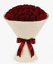 Букет 101 Бордовая роза Блэк Бакарра в Муромцево