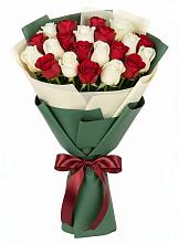 Букет Микс из красных и белых роз #REPLACE_PRED# Муромцево