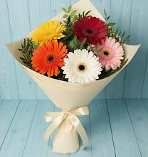 Букет цветов из:  Герберы в Муромцево