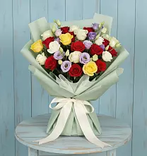 Букет цветов из:  Розы в Муромцево