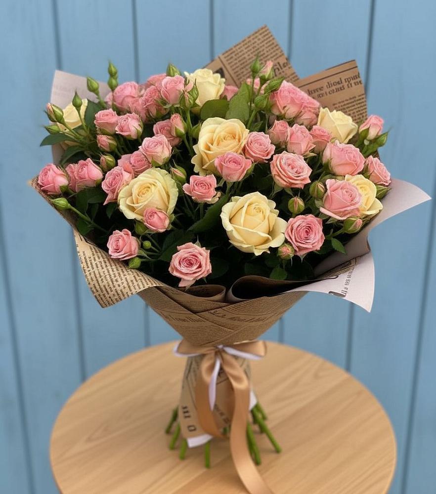 Букет цветов из: Розы в Муромцево