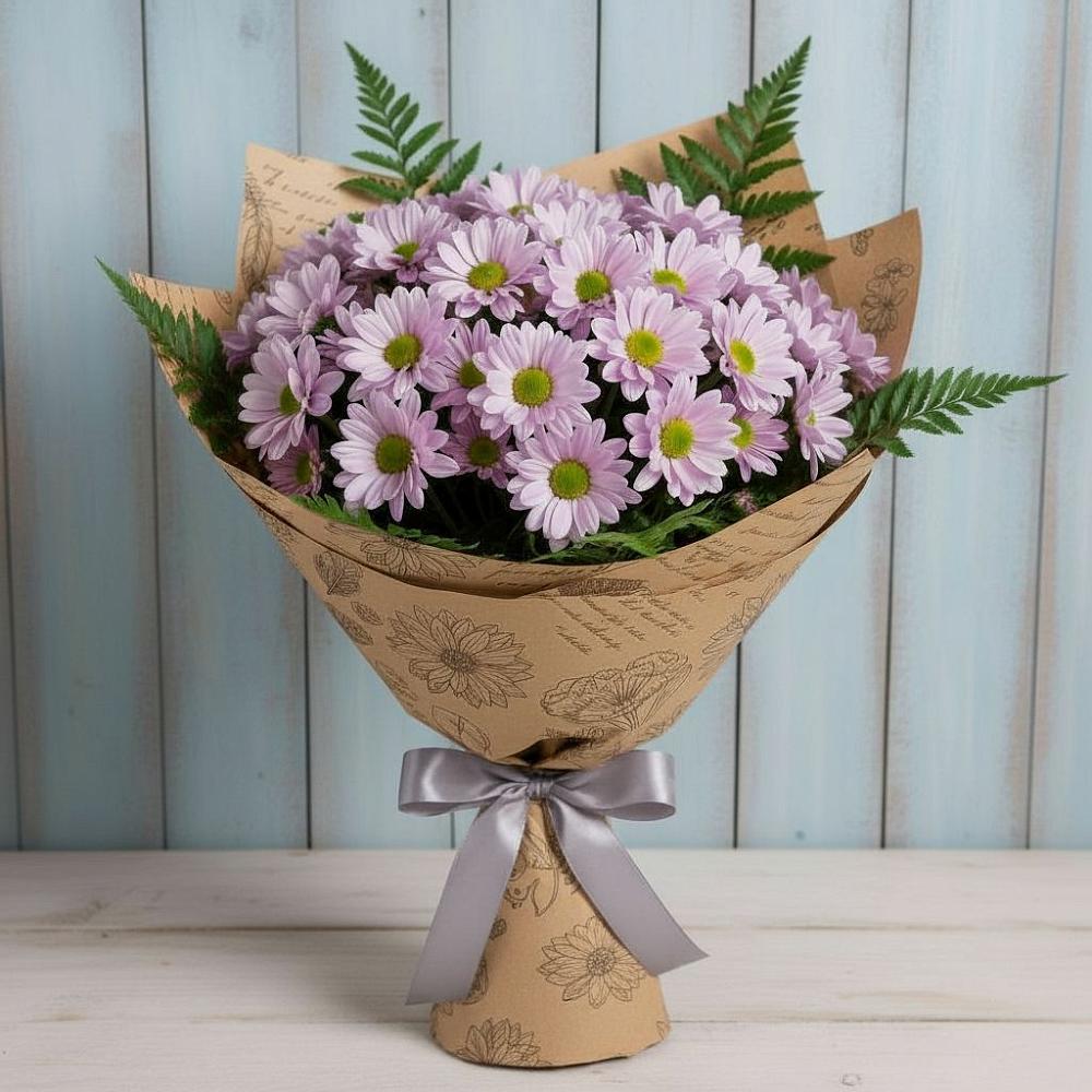 Букет цветов из: Хризантемы в Муромцево