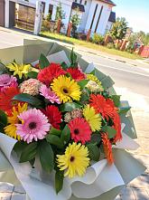 Букет цветов из:  Герберы #REPLACE_PRED# Муромцево