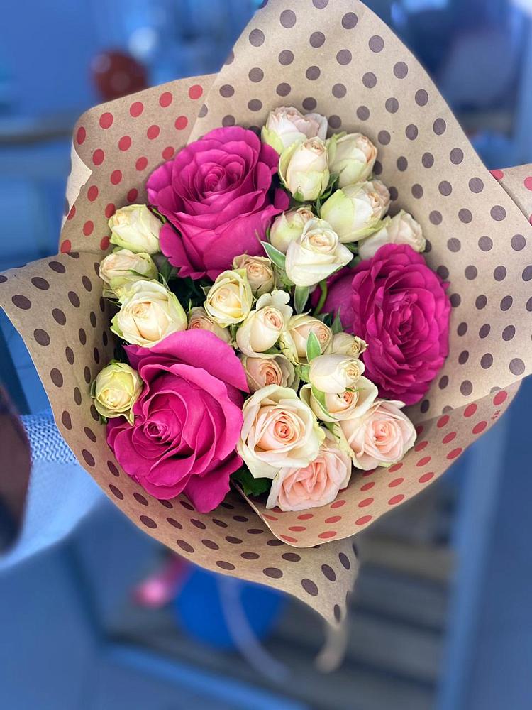 Букет цветов из: Розы в Муромцево