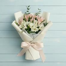 Букет цветов из:  Альстромерии #REPLACE_PRED# Муромцево