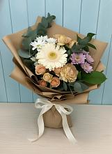 Букет цветов из:  Герберы и Хризантемы в Муромцево