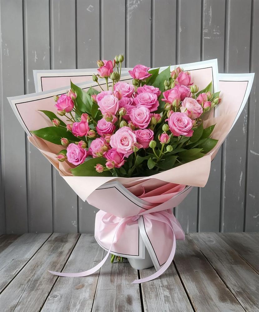 Букет Розовый кустик в Муромцево
