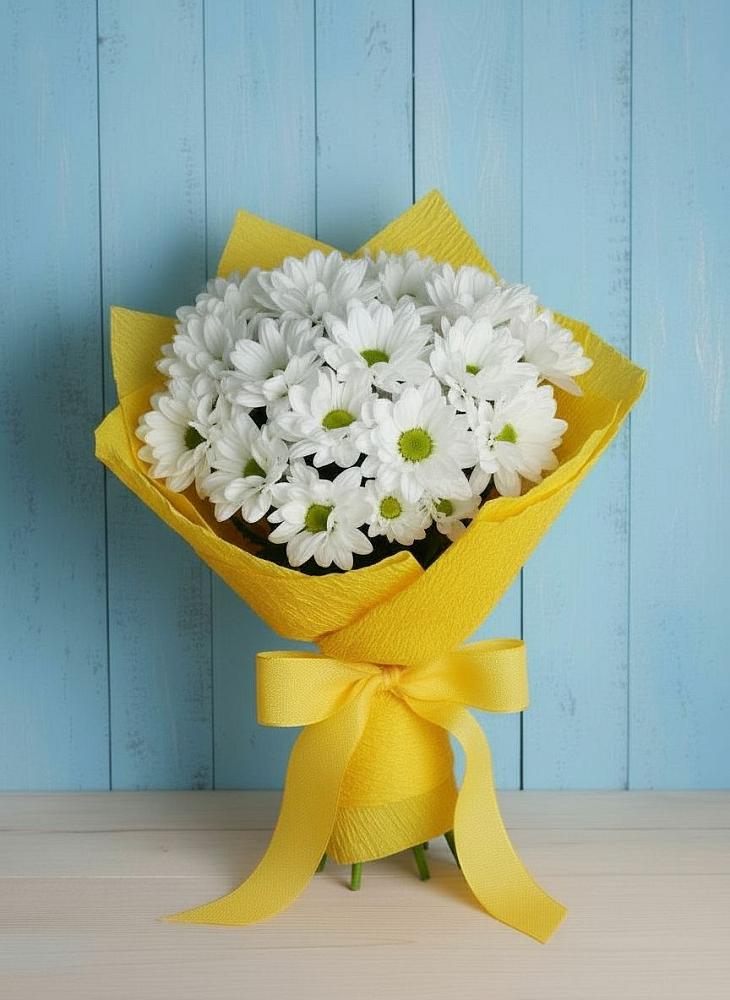 Букет цветов из: Хризантемы в Муромцево