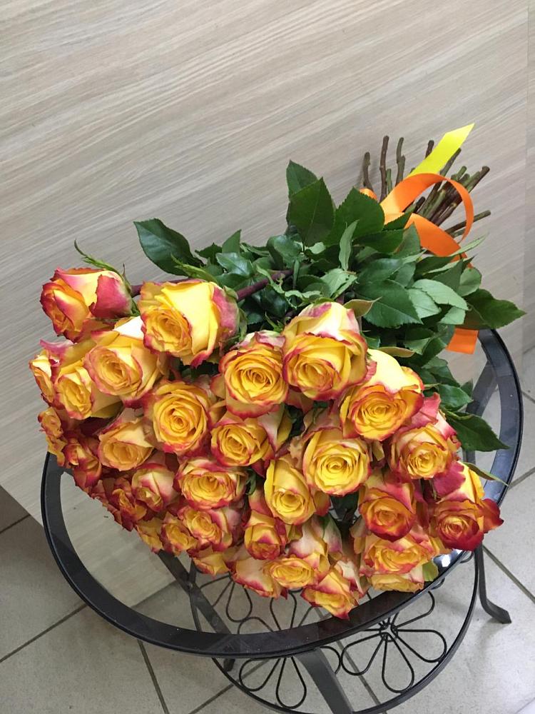 Букет Желтые розы в Муромцево