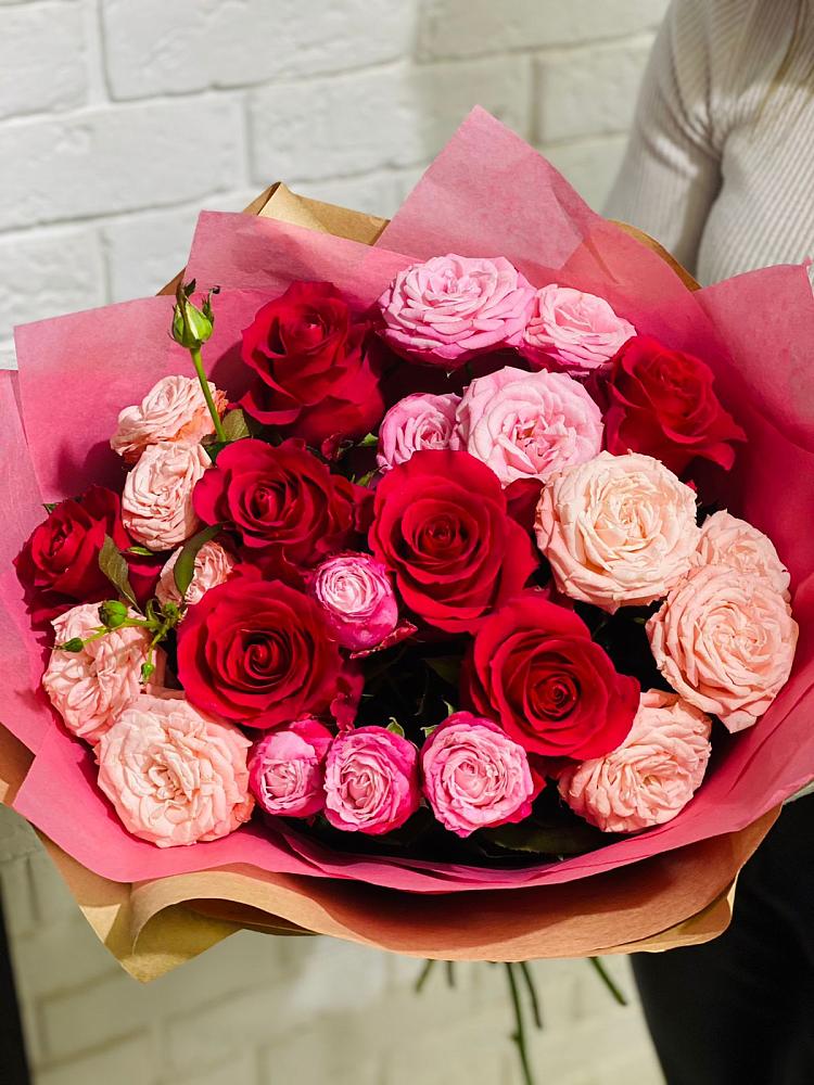 Букет цветов из: Розы в Муромцево