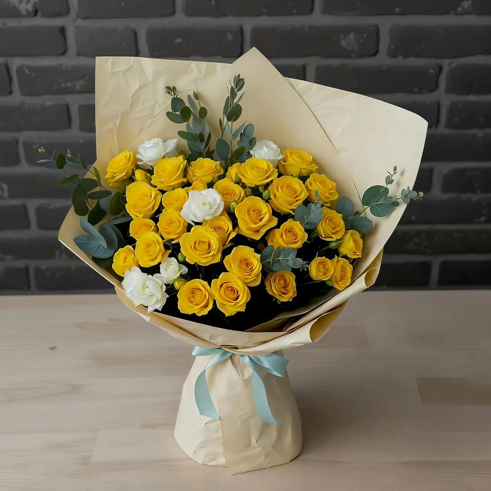 Букет цветов из: Розы в Муромцево