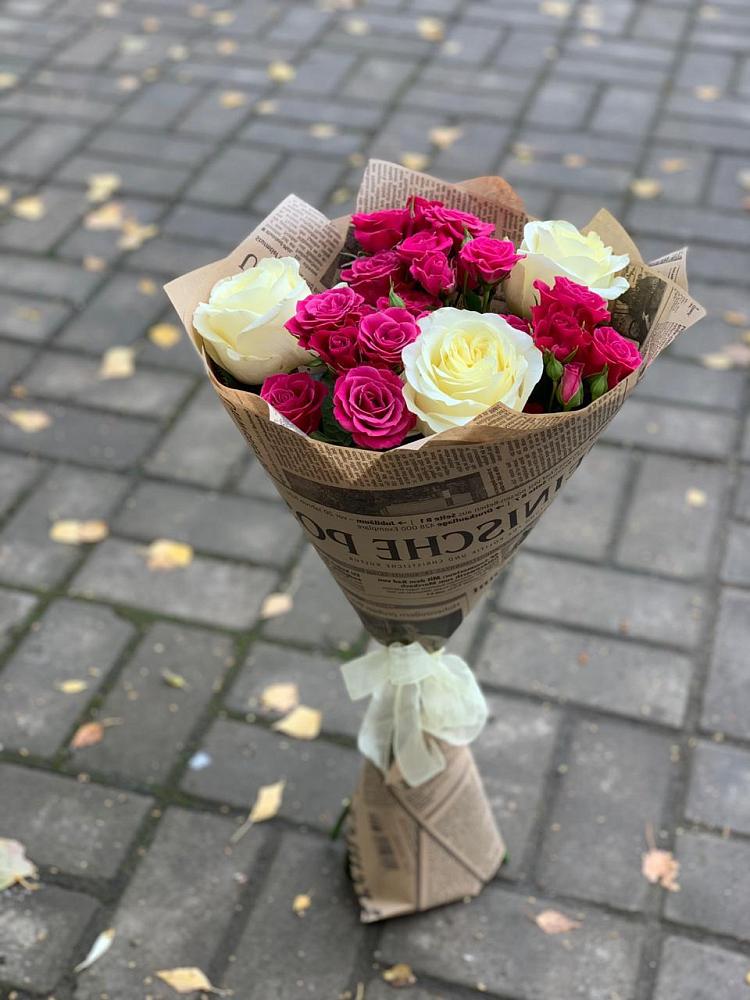 Букет цветов из: Розы в Муромцево