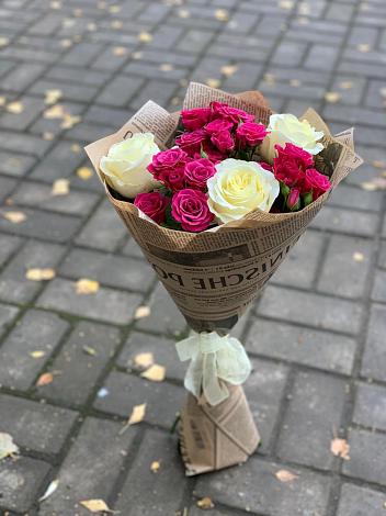 Букет цветов из: Розы в Муромцево