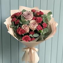 Букет цветов из:  Гвоздики и Розы #REPLACE_PRED# Муромцево