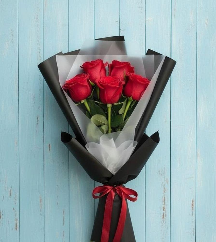 Букет цветов из: Розы в Муромцево