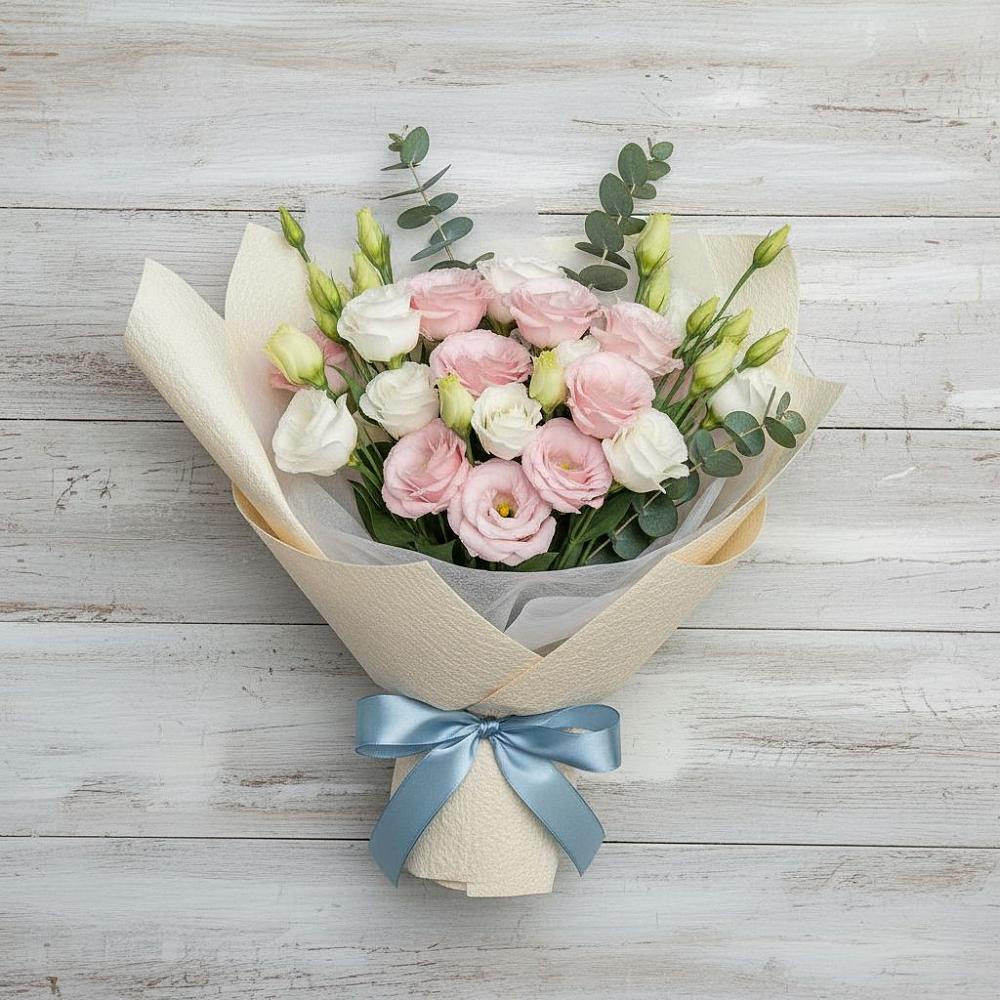 Букет цветов из: Лизиантусы в Муромцево