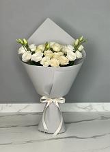 Букет цветов из:  Розы и Лизиантусы в Муромцево